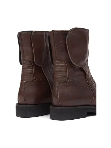 Botki Mm6 Maison Margiela skórzane brązowe
