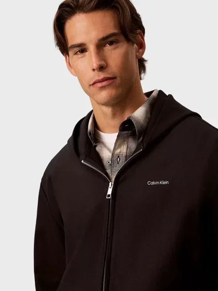 Худи Calvin Klein с лого черное