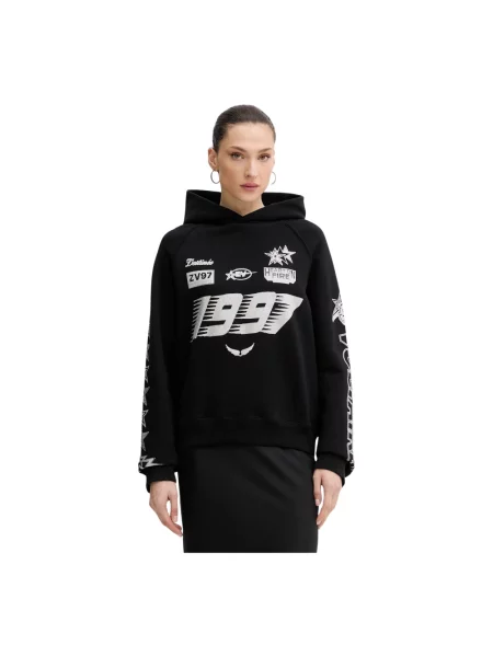 Bluza z kapturem Zadig & Voltaire czarna