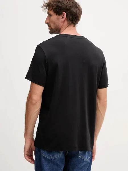 T-shirt o kroju modern fit z czystej bawełny model Priamo' Joop! czarna