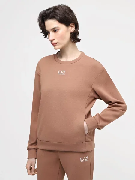 Світшот Logo Series коричневий