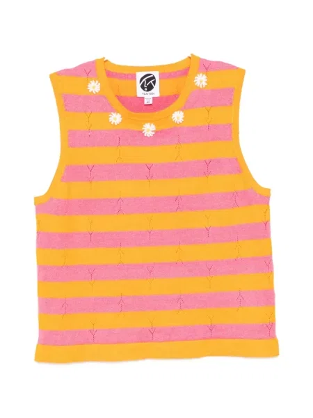 Top Yanyan Knits portocaliu