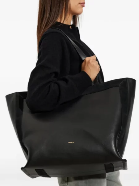 Geantă shopper Wandler din piele negru