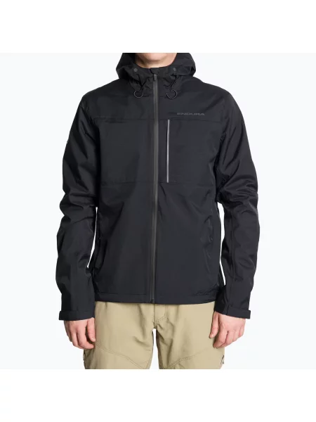 Olcsóbban. férfi kerékpáros kabát Endura Hummvee Waterproof Hooded black. Méret: S fekete