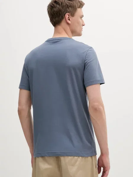 Calvin Klein t-shirt z nadrukiem niebieski