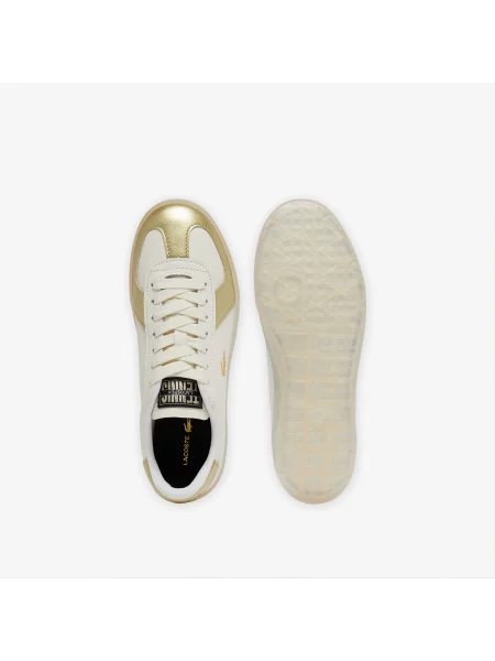Lacoste Skórzane Sneakersy Baseshot Pro biały