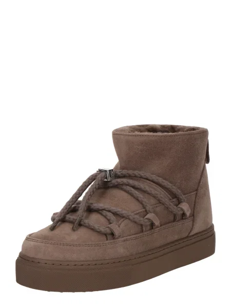 Semišové klasické kozačky Inuikii hnědé