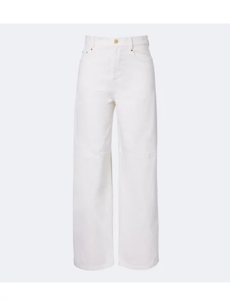 Blugi cu picior larg 's Max Mara alb