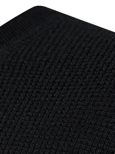 Pulover Studio Nicholson cu decolteu rotund negru