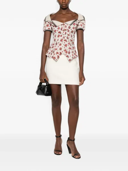 Fusta mini Alessandra Rich tricotate
