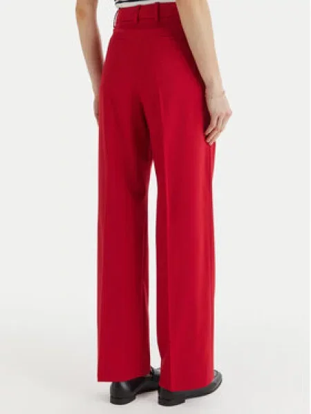 Tommy Hilfiger Hlače iz tkanine Timeless Straight Fit roza