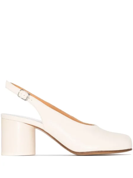 Pantofi cu toc Maison Margiela slingback alb