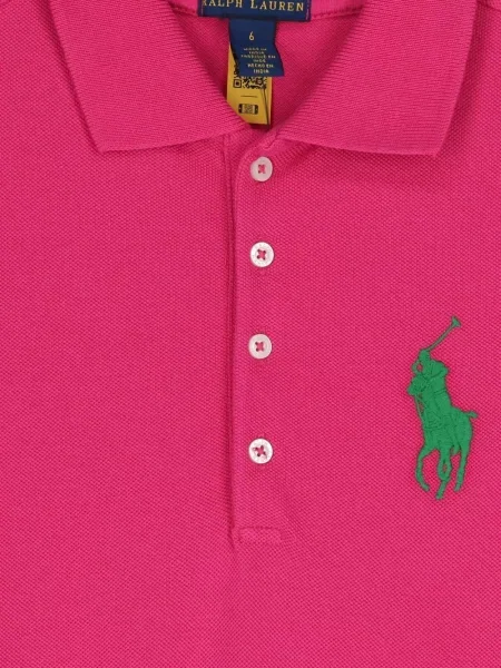 Sukienka dziecięca Polo Ralph Lauren różowa