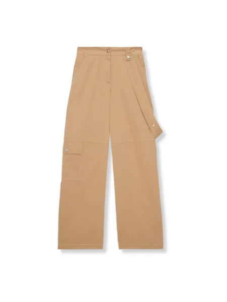 Spodnie Msgm beżowe