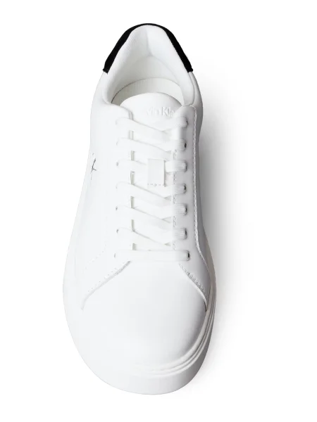 Calvin Klein Sneakers Classic Cupsole Laceup Lth alb