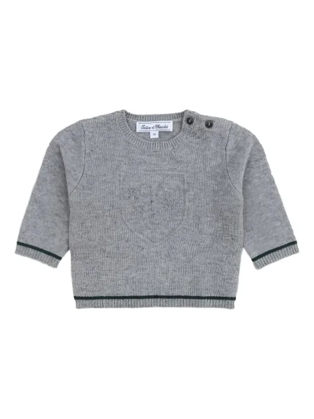 Sweter dziecięcy Tartine Et Chocolat szary