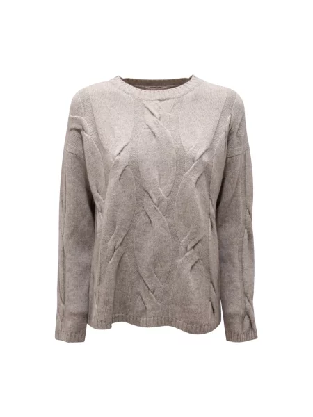 Sweter Kangra wełniany szary