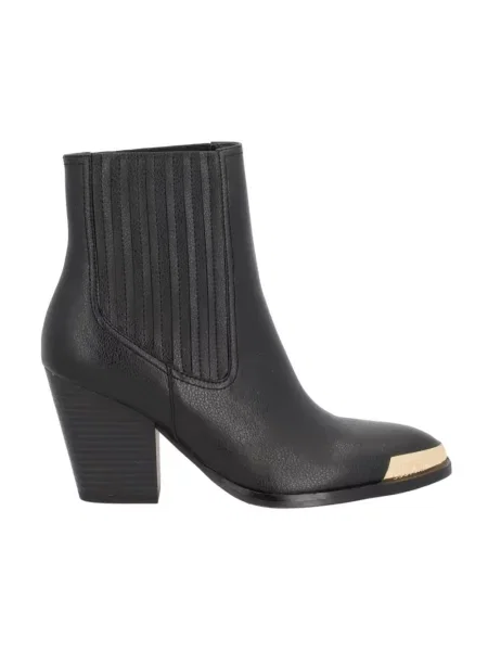 Botki Versace Jeans Couture skórzane czarne