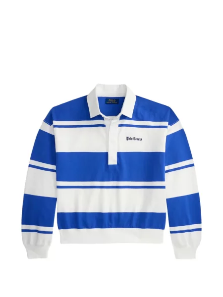 Велурени бягане с яка чорапи Polo Ralph Lauren синьо