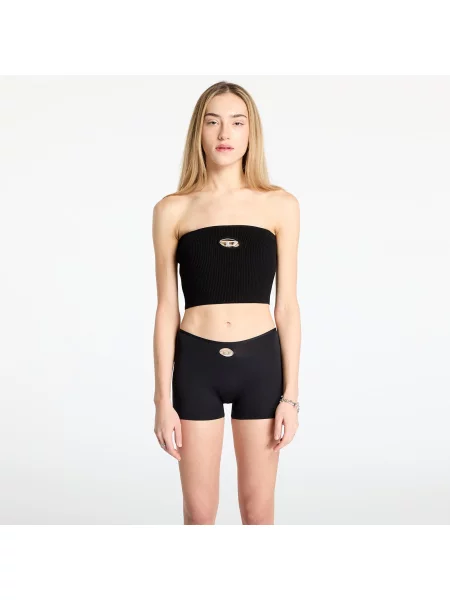 Top Diesel o krotszym kroju retro czarny