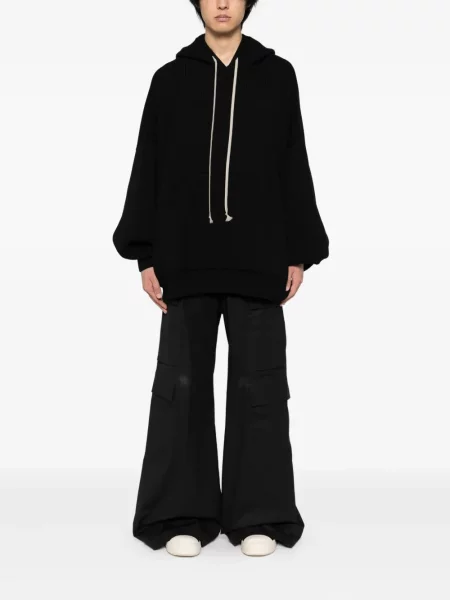 Hanorac cu glugă Rick Owens negru