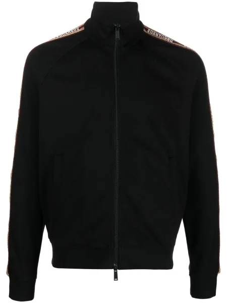 Hanorac Dsquared2 cu broderie negru