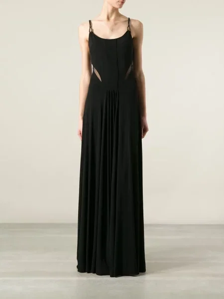 Костюм макси рокля Ralph Lauren Collection черно