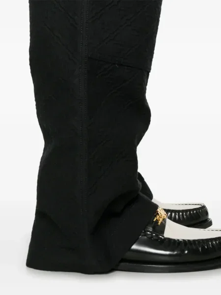 Pantaloni cargo Casablanca din jacard negru