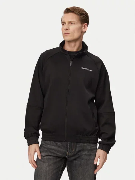 GUESS JEANS Gornji dio trenirke crna