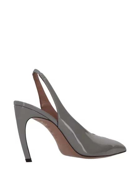 Pantofi cu toc The Attico slingback gri