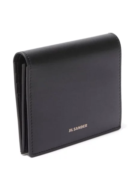 Portofel Jil Sander cu autograf negru