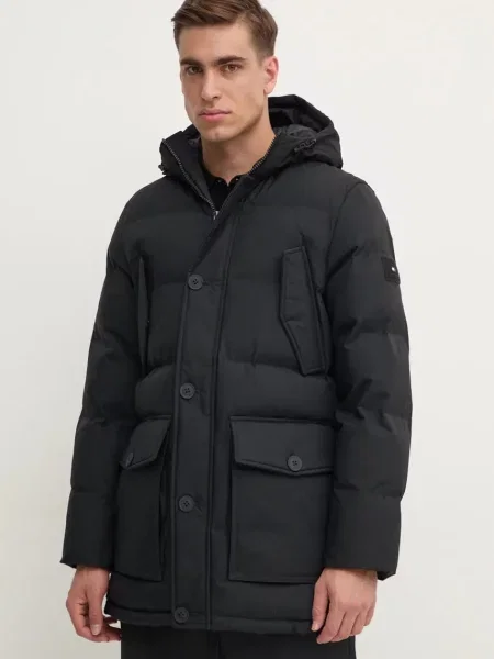 Kabát Tommy Hilfiger fekete