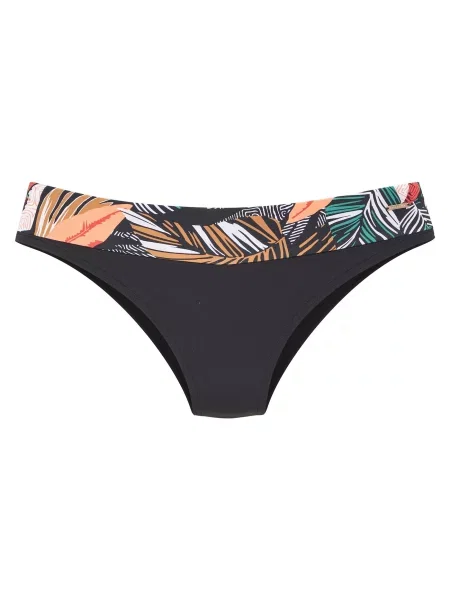 SUNSEEKER Slip costum de baie verde petrol / portocaliu piersică / negru alb