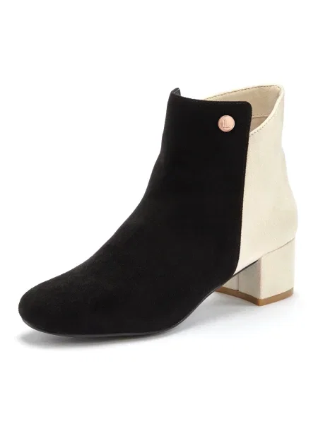 LASCANA Botine bej negru