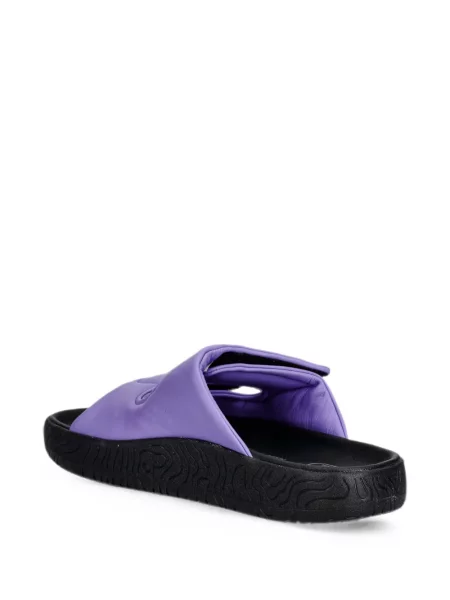 Papuci Veja din piele violet