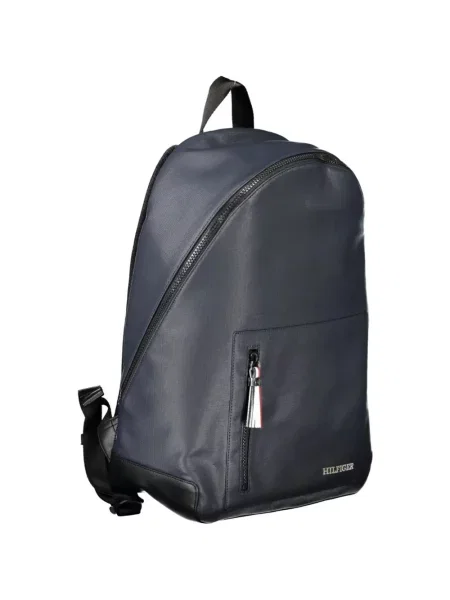 Rucsac Tommy Hilfiger cu autograf albastru