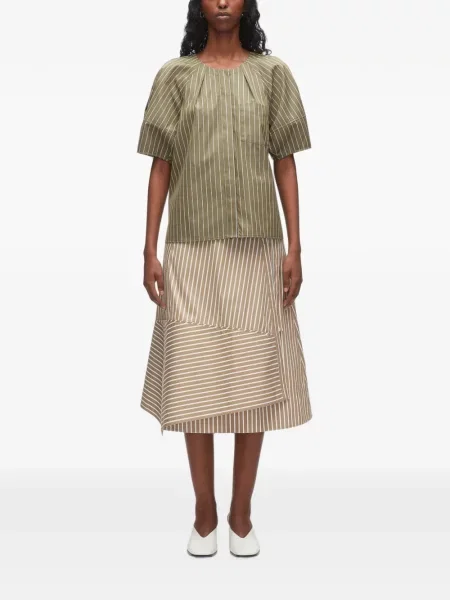 Cămașă 3.1 Phillip Lim cu dungi verde