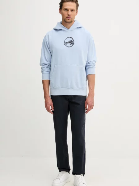 Alpha Industries bluza US Scorpion Backprint Hoodie niebieska