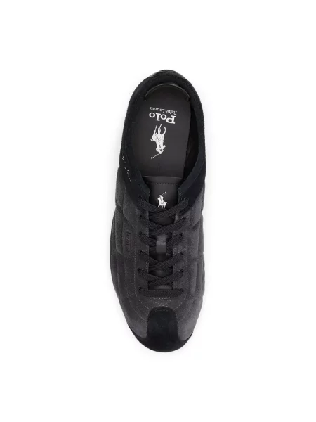 Sneakersy Polo Ralph Lauren skórzane czarne