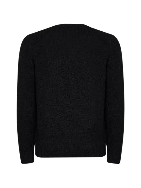 Pulover D4.0 cu decolteu rotund negru