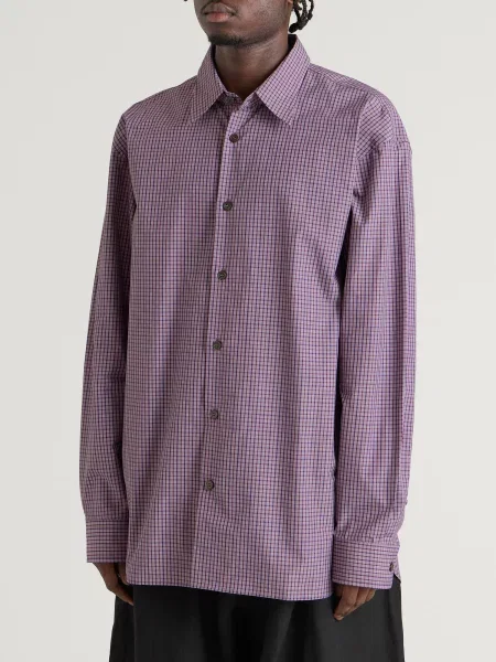 Koszula Dries Van Noten fioletowa