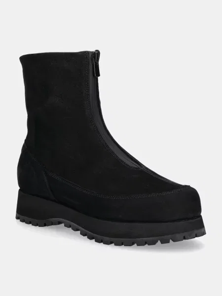 Čizmice Diemme od nubuka s platformom crna