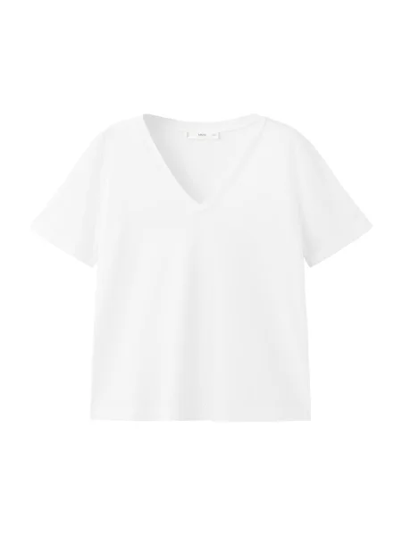 MANGO Tricou CHALSPI' alb