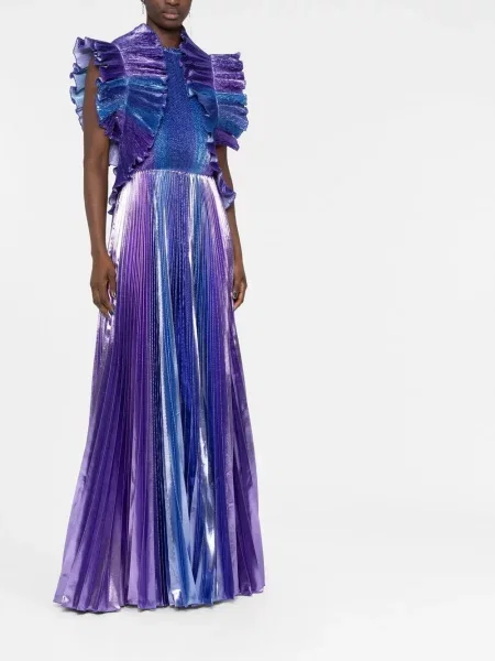 Rochie Alberta Ferretti fără mâneci violet