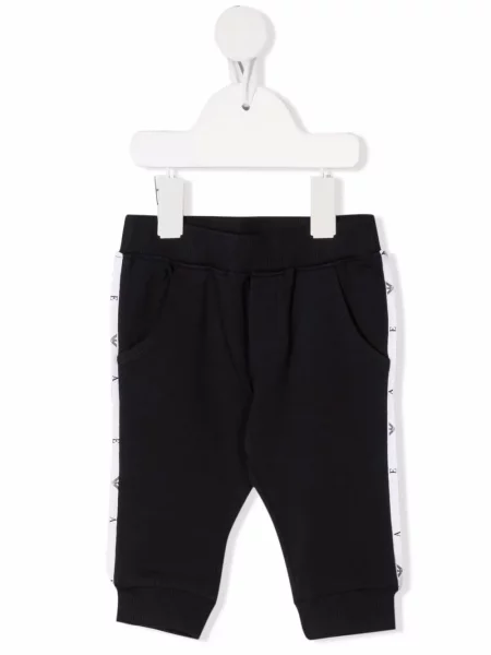 Spodnie dziecięce Emporio Armani niebieskie