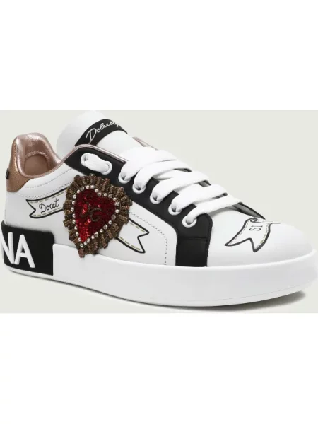 Dolce & Gabbana De piele teniși alb