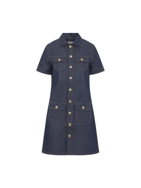 Sukienka mini Céline niebieska