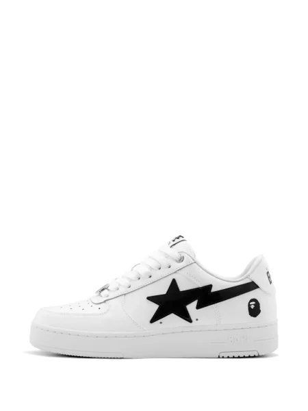 Sneakerși A Bathing Ape® cu șireturi din dantelă alb