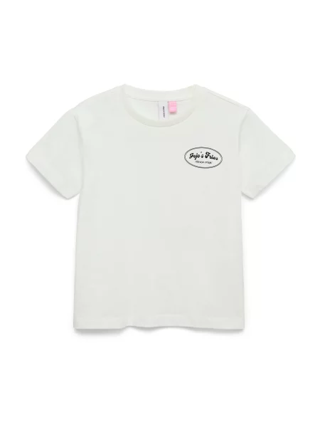 Vero Moda Girl Majica VMZANDRA CATY žuta / svijetloroza / crna bijela