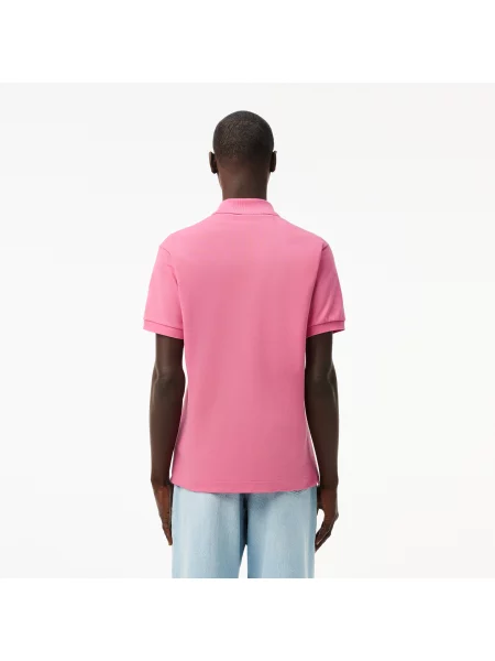 Lacoste Koszulka Polo Oryginał Petit Piqué różowa